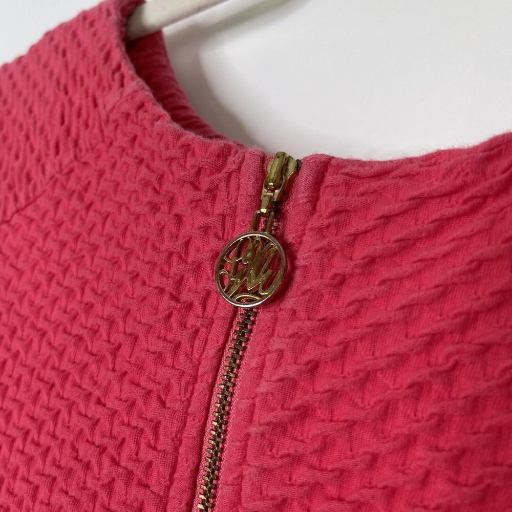 Lilly Pulitzer Coral Pink Coco Dress Women’s Size XS Small - Picture 9 of 12